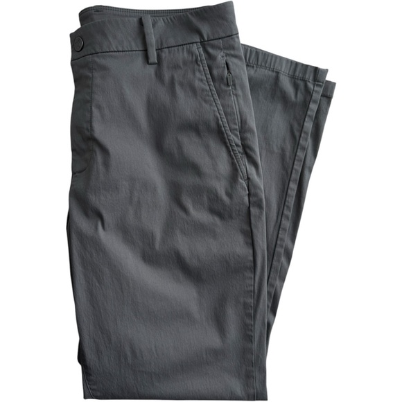 BIRDDOGS Men's Slim Fit Stretch Khaki Pants w liner in Dark Charcoal Grey 34x30 - Picture 9 of 10